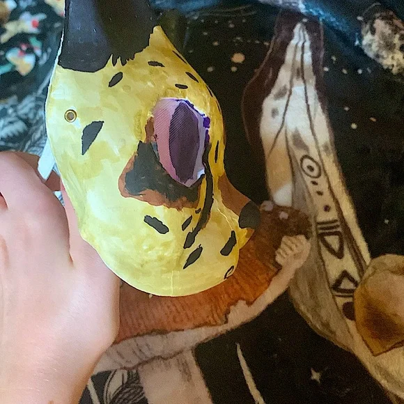 Cheetah Leopard Therian Mask - Picture 3 of 4